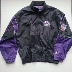 MLB Major League Baseball Vintage Colorado Rockies Full Zip Jacket Size XL